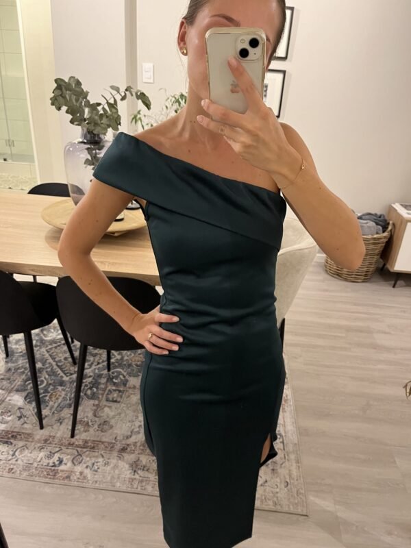 Jade dress rental in Stellenbosch, South Africa - emerald midi dress