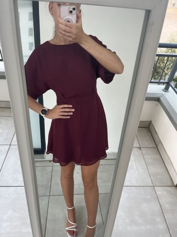 Burgundy Bliss dress rental in Stellenbosch, South Africa - Maroon Classic Dress